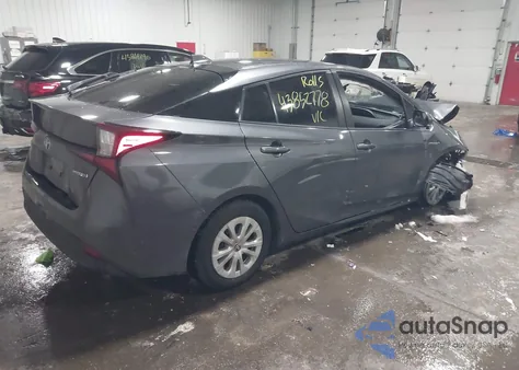 2021 Toyota Prius Le z USA, uszkodzony, nr VIN JTDKAMFU4M3147028